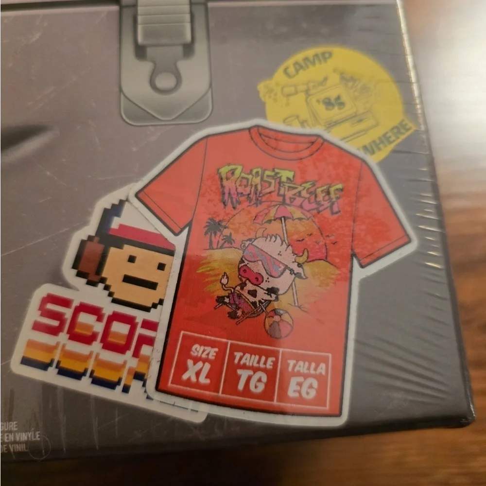 Funko Pop Tees! Dustin Stranger Things ROAST Beef Tee Size XL & Figurine NEW - Picture 4 of 4